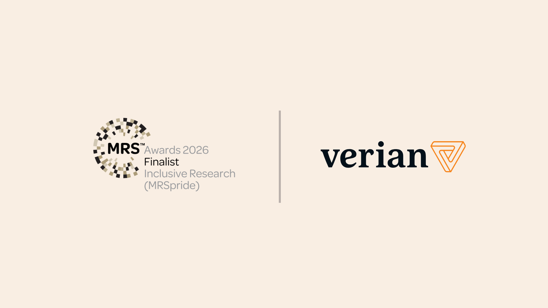 Verian named finalist for the MRS Inclusive Research Award 2026