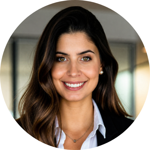 A colour headshot of Beatriz Amaral, Verian UK's Associate Director